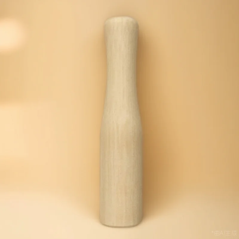 Pestillo de madera maciza con mango largo, cómodo picador de alimentos para moler salsas, puré, gelatina, natillas, herramienta de cocina, Mojito Muddler