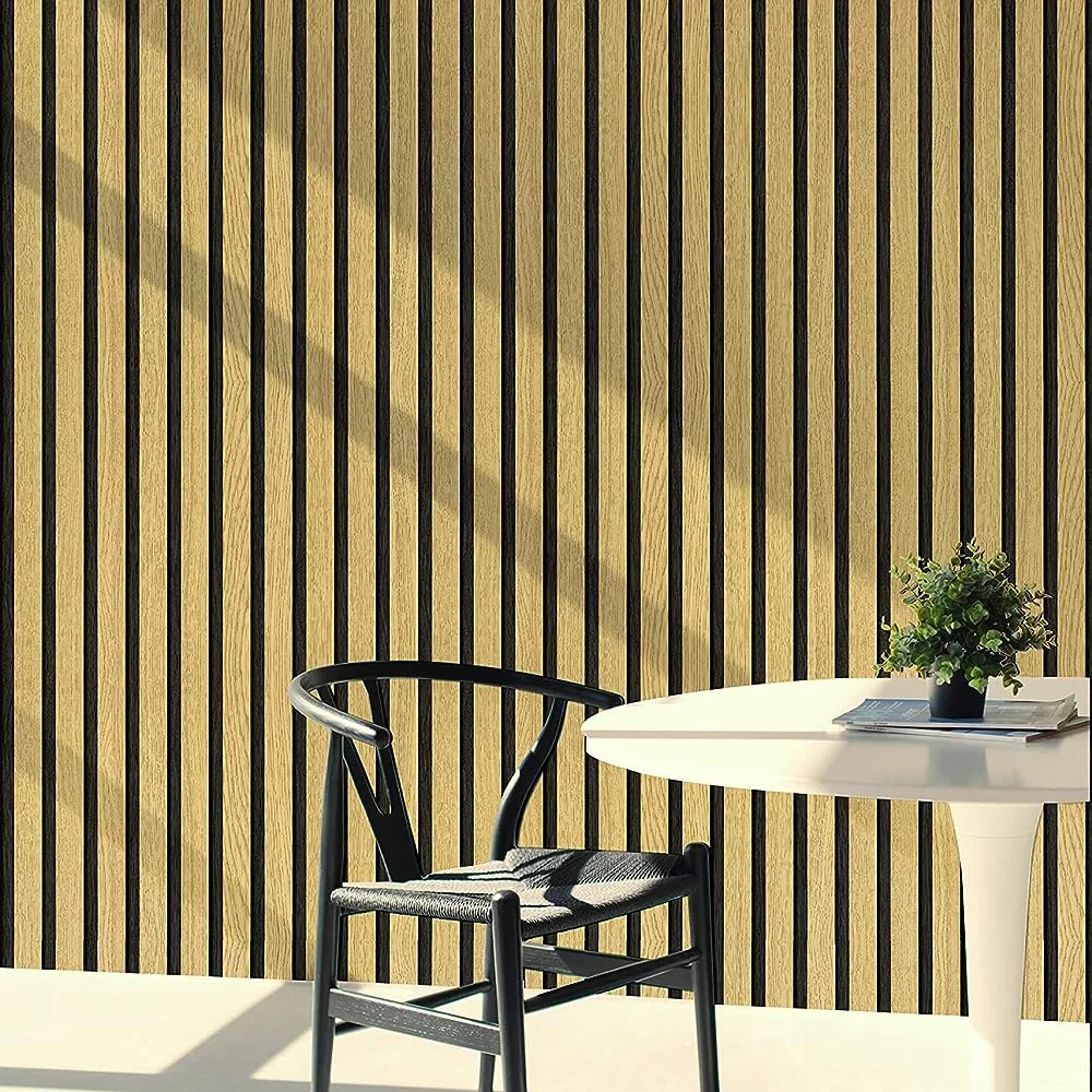 

3D European Vertical Striped Wallpaper Retro Bedroom Living Room Background Wall Decoration Home Decortive