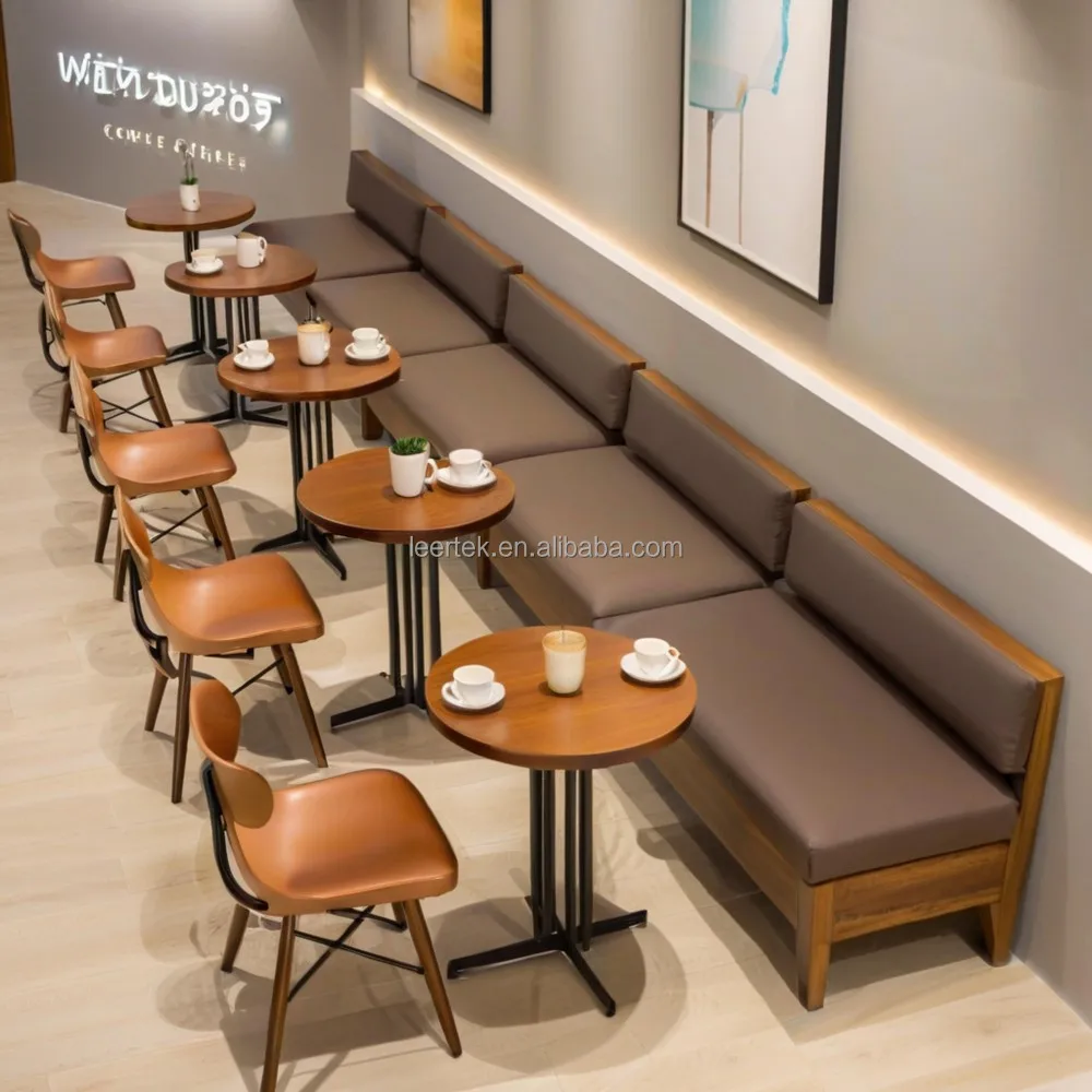 Hotel Restaurant Coffee Shop Light Luxury Modern Design Dining Chairs And Tables Phnom Penh