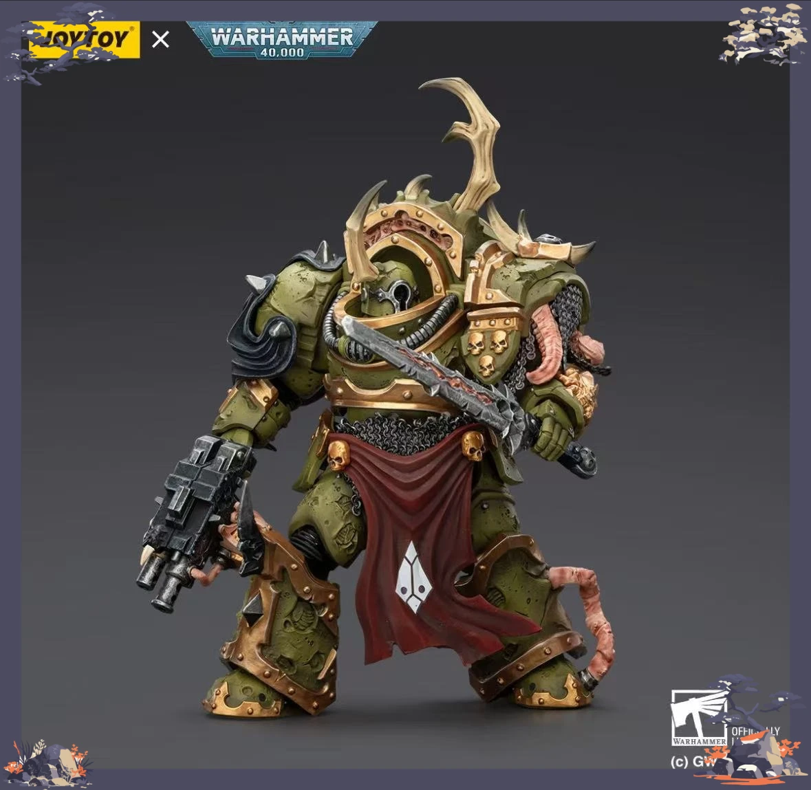 

Фигурки JOYTOY 1/18: 40K Death Guard Lords of Desolation, Терминатор и Держатель Иконок Плесени (В наличии)