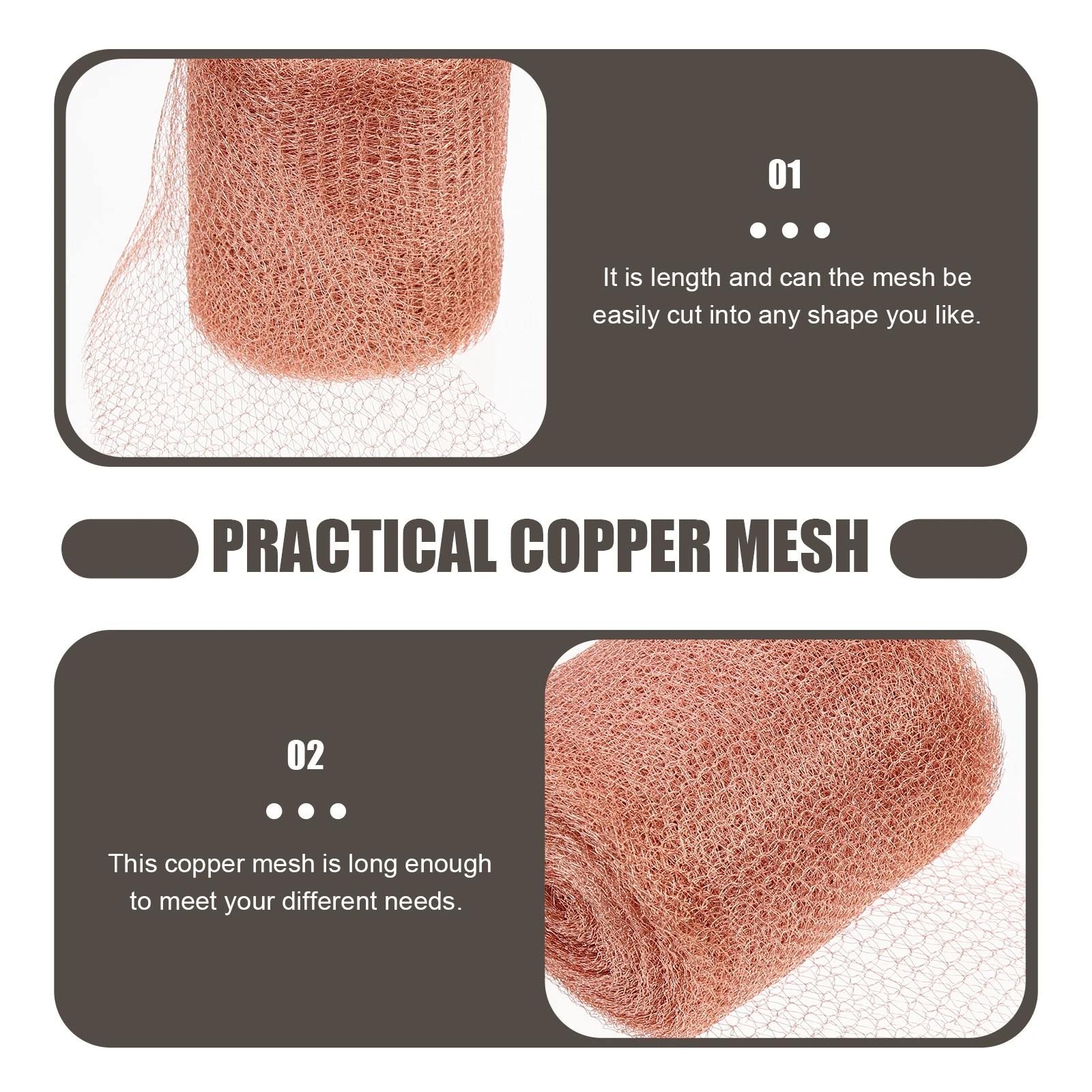 

Long Lasting Copper Wire Snail Blocker Garden Supply Filter Mesh For Home Plant Protector Weep Hole Durable Mesh