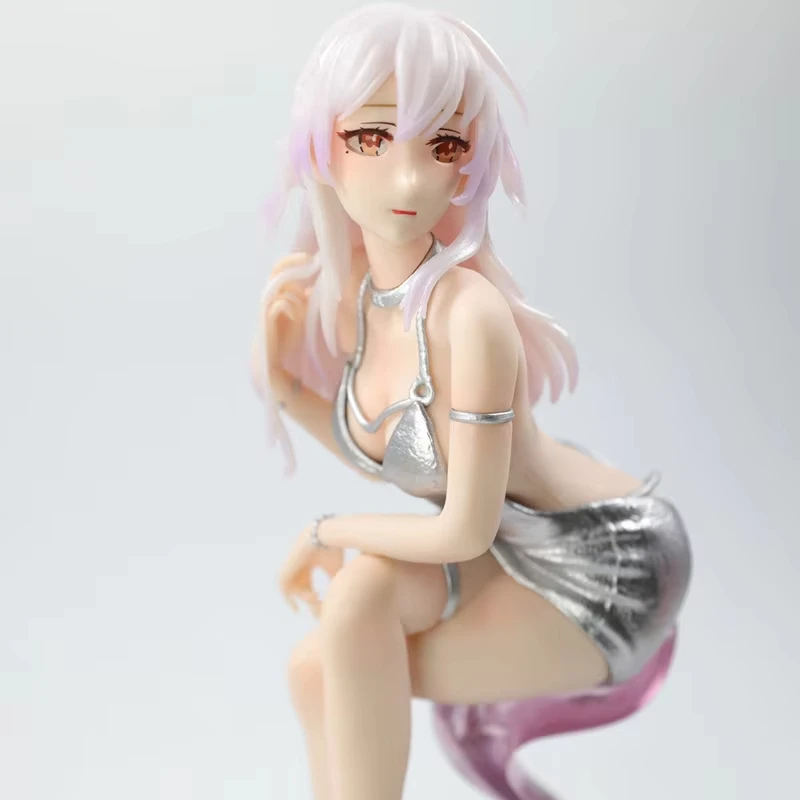 25cm Serinas Figure Sitting Pose Anime Figure Beauty Girl Figurine Gk Statue Model Doll Pvc Desk Collection Ornament Toys Gifts