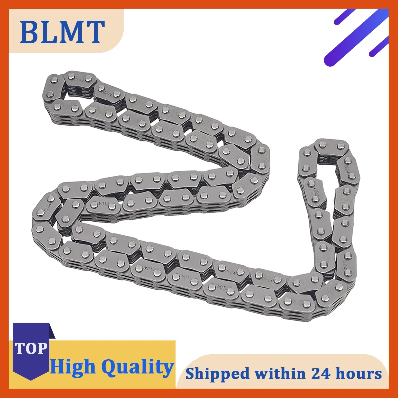 Motorcycle Crankshaft Cam Timing Chain 3+4 104 Links For Yamaha VP250 X-City VP300 Versity YP250R YP250 Skyliner 94581-63104