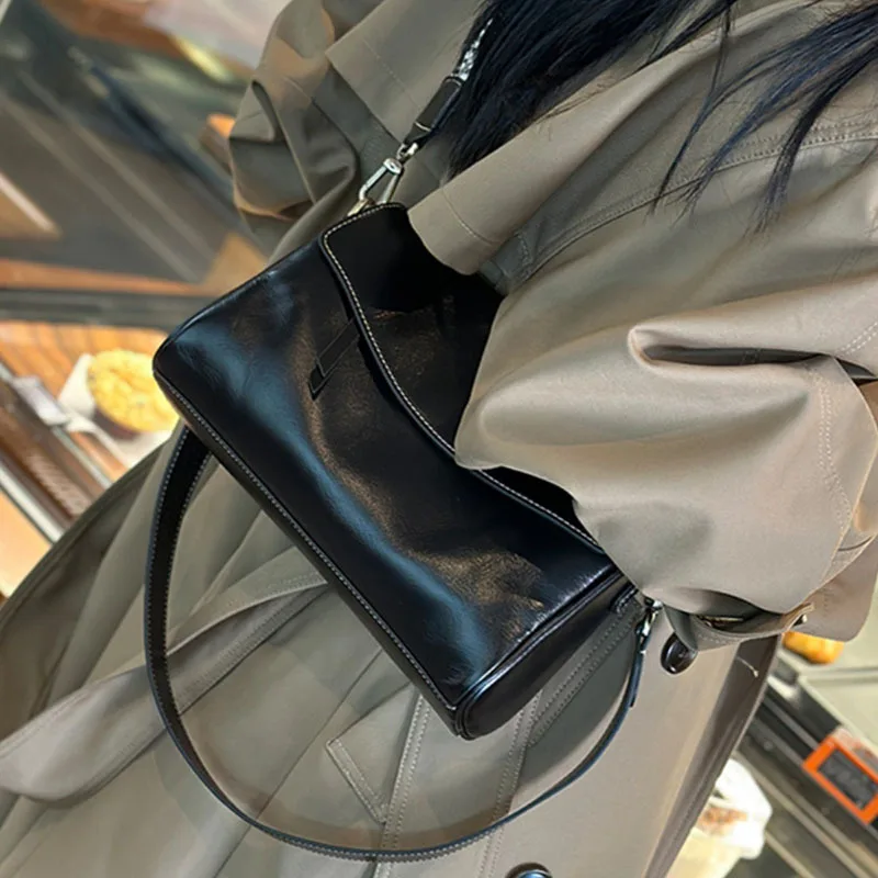 

RanHuang New Arrive Women's Fashion Genuine Leather Shoulder Bags High Quality Cow Leather Messenger Bags Small Crossbody Bags