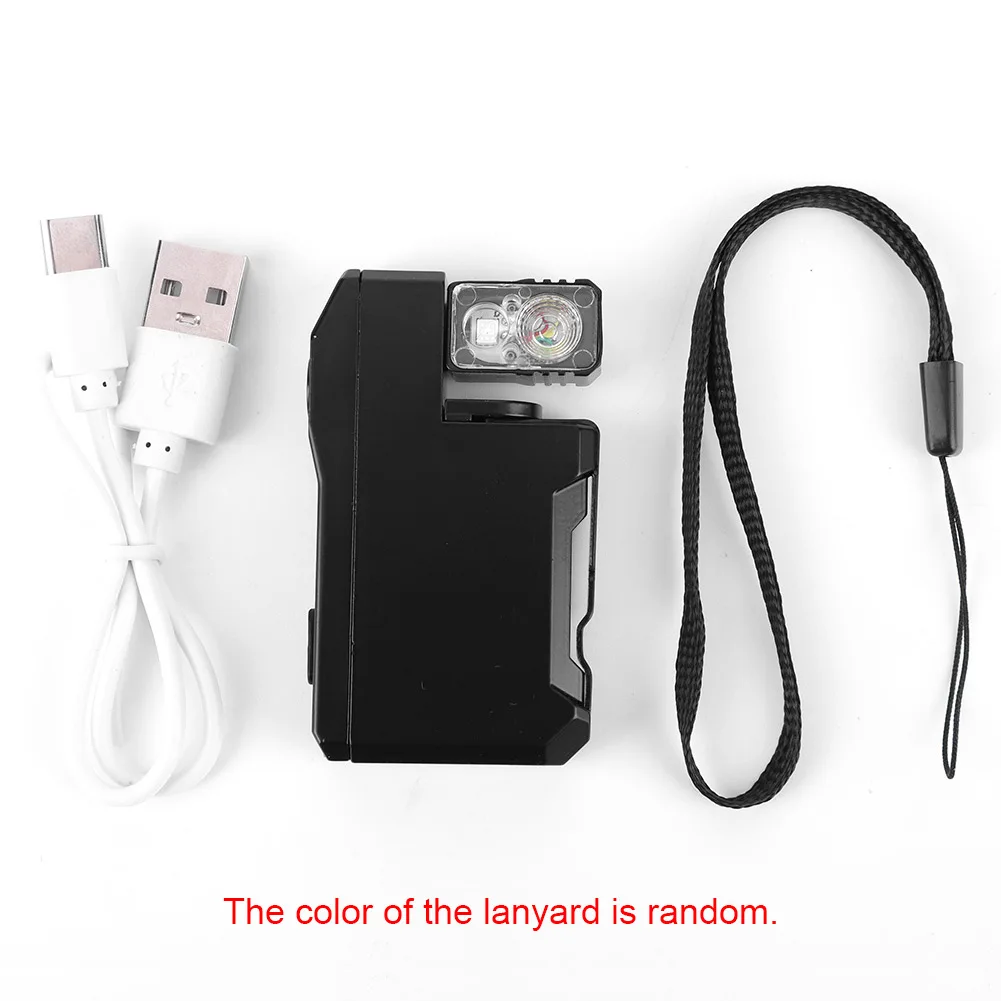 400LM LED Keychain Light Rechargeable Magnet Work Light Waterproof Keychain Flashlight for Camping Hiking