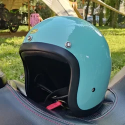 Retro kleine vorm motorhelm TT&CO seriële 500TX helm open helm Japanse stijl Korea-stijl laag profiel motorfiets