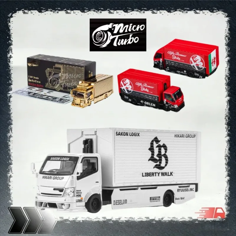 【Some in stock】Mega Gear 1:64 fully assembled modified truck trailer die-cast alloy car model, a festive gift, a collectible.