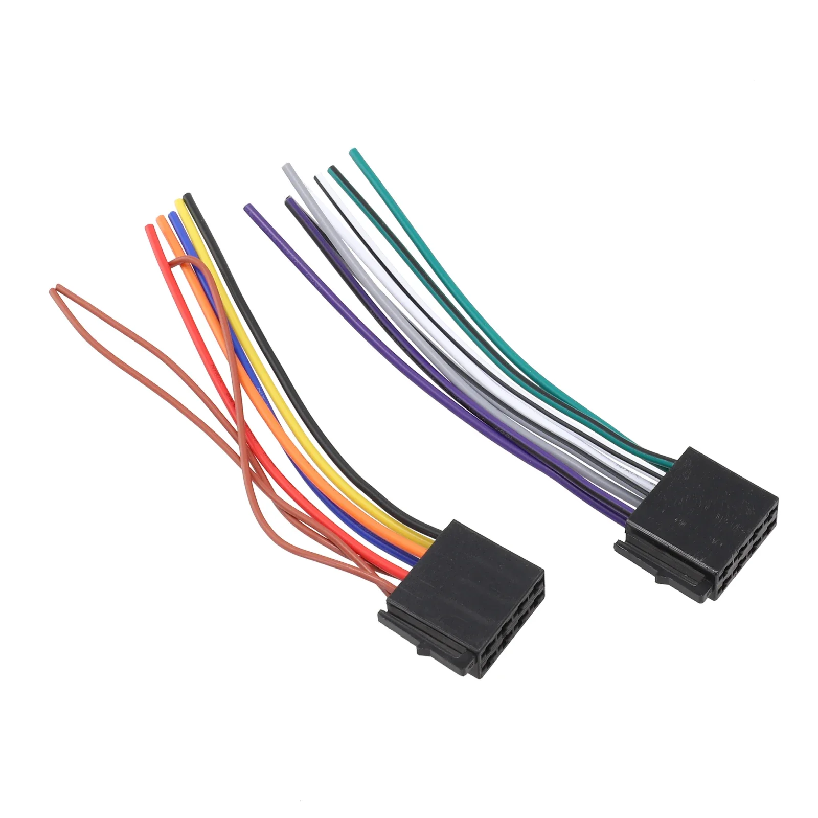 High Quality Car Radio Adaptor Colour Black Female ISO Wiring Harness Fitments Fits Most Car Radios Car Radio Adaptor