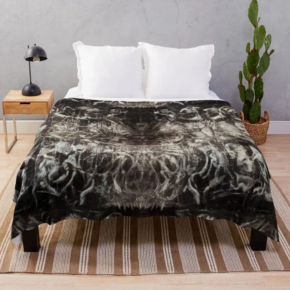 

Giger Embryonic Regeneration Throw Blanket Soft Plush Plaid Tourist Winter beds Blankets