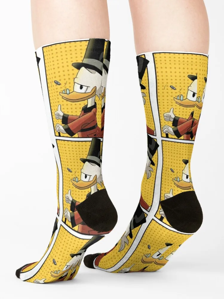 Scrooge Socks hip hop winter thermal Stockings compression shoes Socks Male Women's