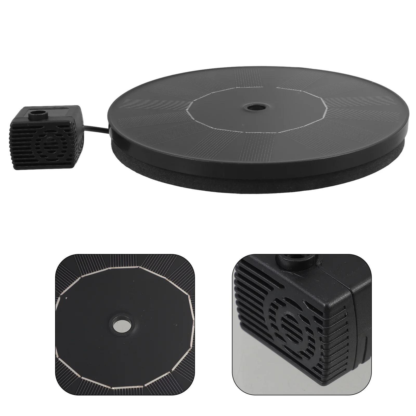 

Solar Powered Floating Fountain Pump Replacement for Pool Pond Outdoor Garden Water Circulation Solar Fountain Water Pump