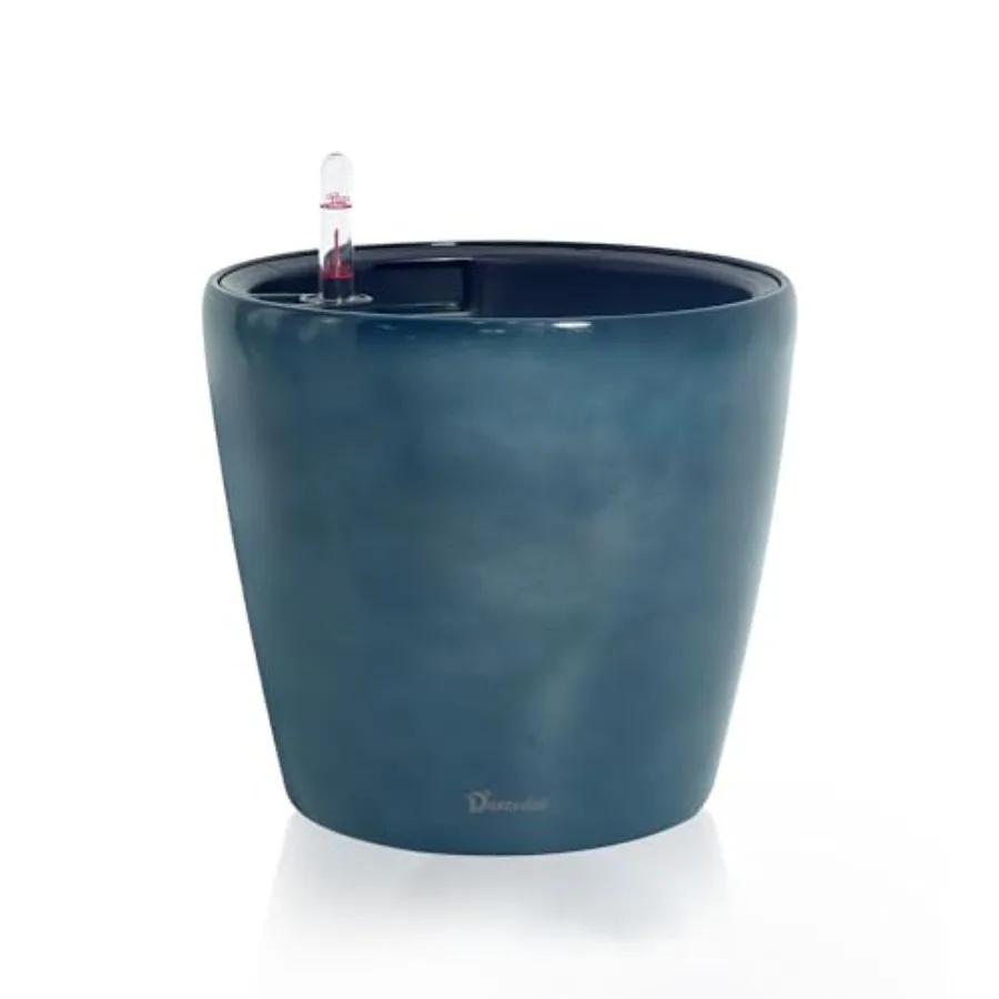 

Inch Self Watering Planter Indoor Outdoor Inner Pot Design Thickened Table Flower Plant Pot with Water Level Indicator Gradient