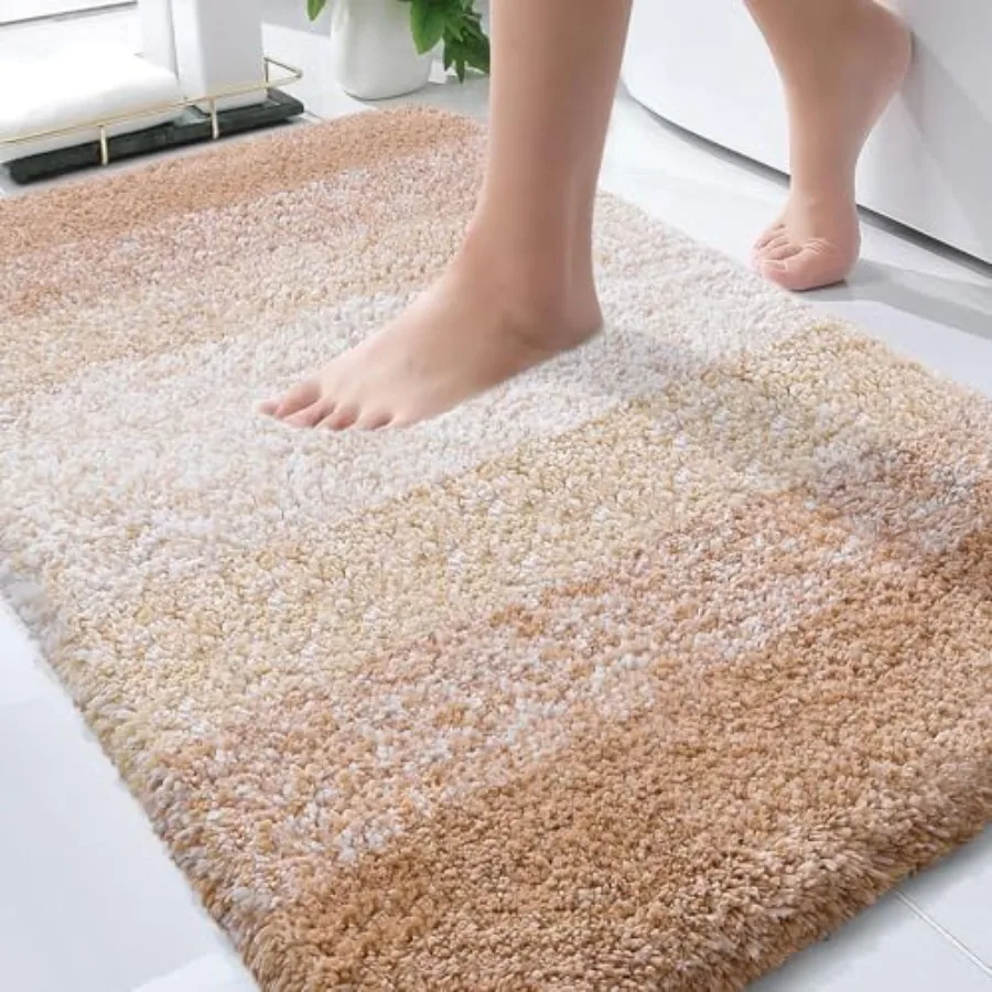 

Bathroom Rugs Mat 36x24, Extra Soft Absorbent Microfiber Bath Rugs, Rubber Backing, Quick Dry, Machine Washable Bath Mats for B