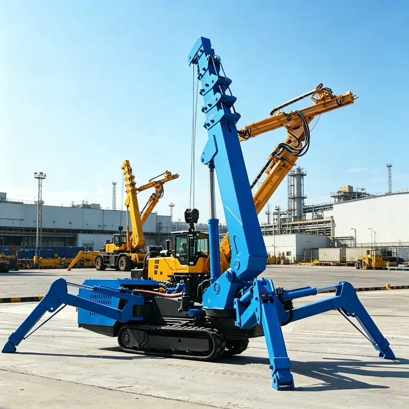 Crawler Spider Crane Diesel Spider Crane 5 Ton Hydraulic For Mining Equipment Maintenance Quarry Stone Rugged Terrain Powerful