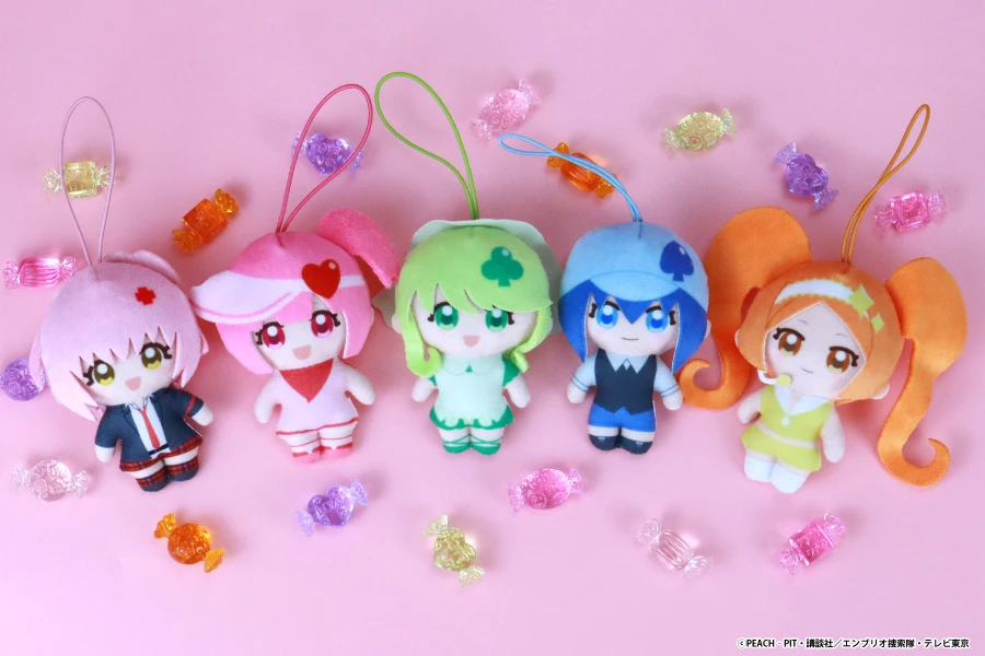 Shugo Chara Anime Hinamori Amu Ran Suu Daiya Original Cute Capsule Keychain