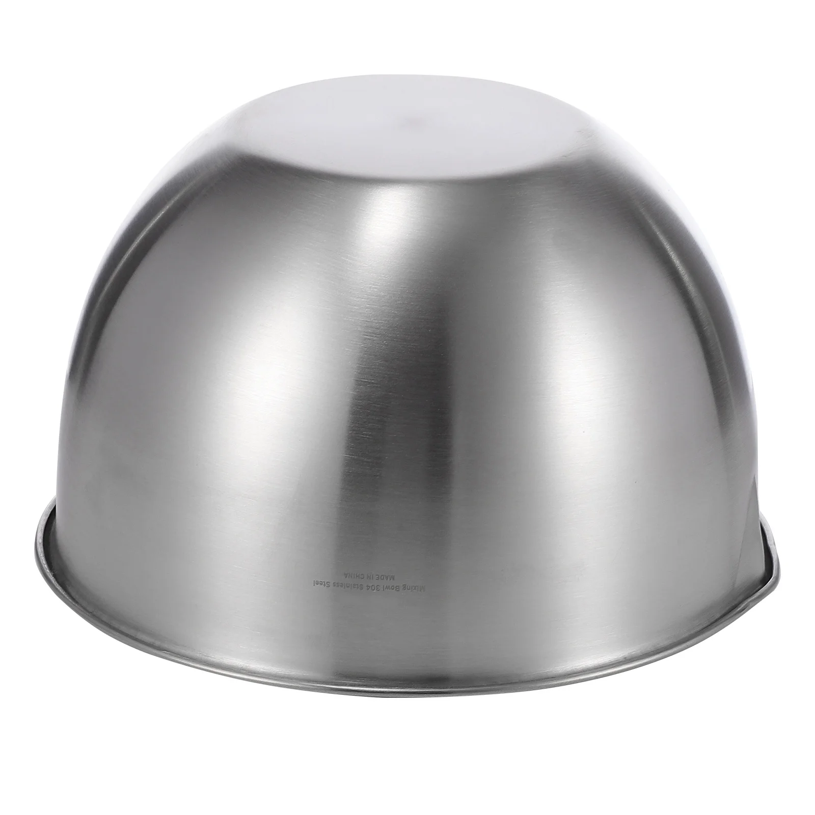 

Миска для смешивания из нержавеющей стали, 20 см, с круглым дном, миска для взбивания салата, яиц, кухонный контейнер для хранения еды, многоразовый