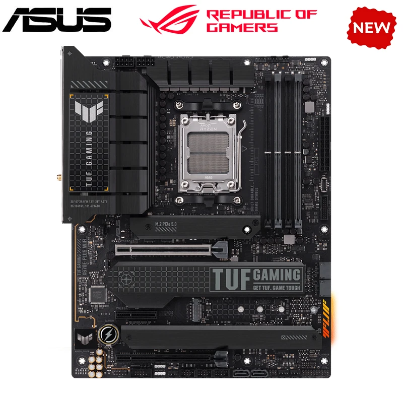 Imagem -02 - para Tuf Gaming X670e-plus Placa-mãe Soquete Am5 para Amd X670 Original Desktop Pci-e 5.0 M.2 Sata3 Mainboard Novo