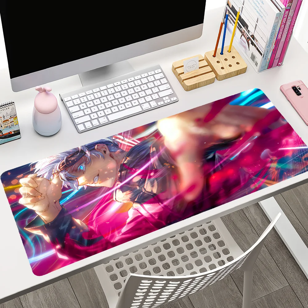 J-Jujutsu Kaisen Mousepad Large Gaming Mouse Pad LockEdge Thickened Computer Keyboard Table Desk Mat