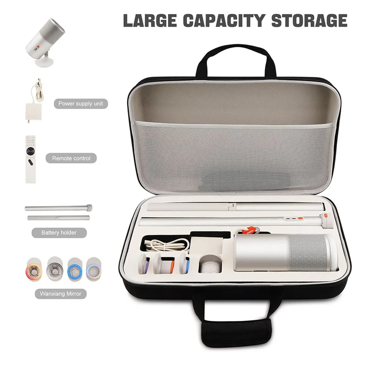 

Водонепроницаемый жесткий кейс для проектора Play6, защитный портативный футляр для аксессуаров к проектору