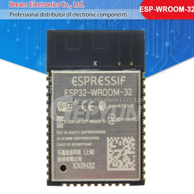 ESP-WROOM-32 ESP-WROOM-32D ESP32 ESP-32 Bluetooth and WIFI Dual Core CPU with Low Power Consumption MCU ESP-32