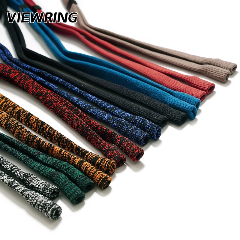 Soft Knit Adjustable Eyeglass Strap Anti Slip Sunglasses Neck Lanyard Retainer Cord For Sports Outdoor Reading Glasses Men Women