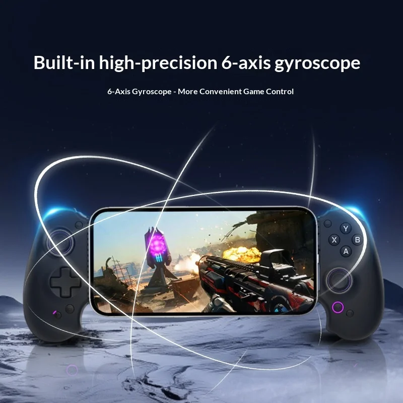 Abxylute S9 스트레치 게임 컨트롤러 델타 액션 패스 오브 엑사이트 2 게이머용 안드로이드 IOS Type-C 블루투스 휴대폰 게임패드