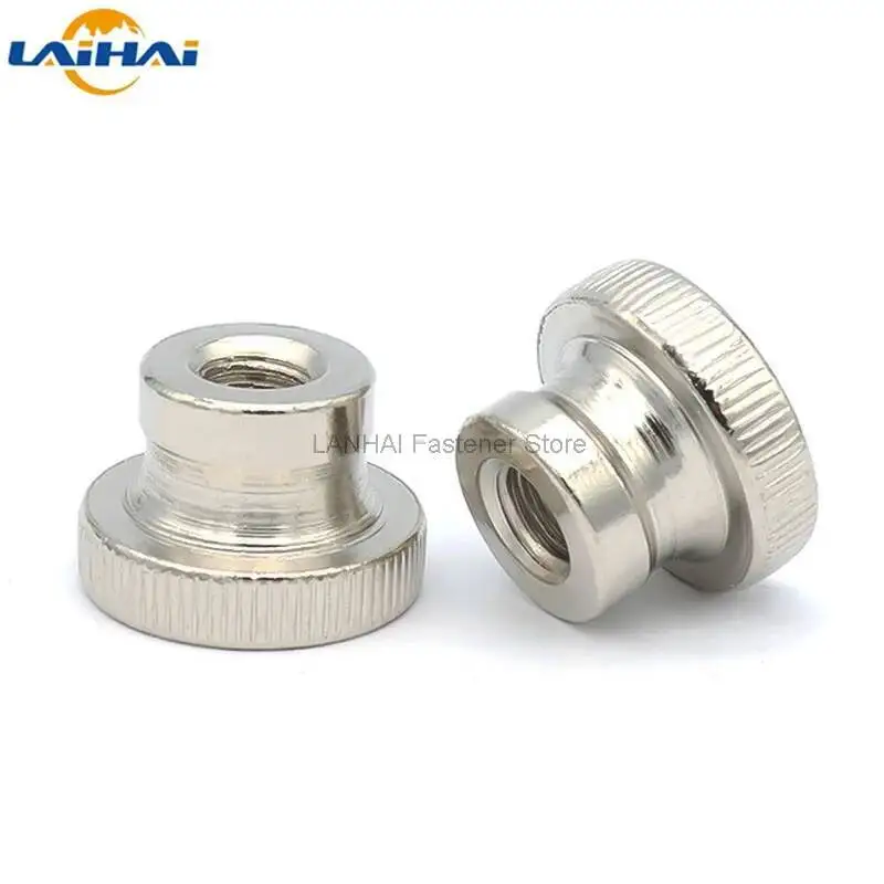 2/5pcs M3 M4 M5 M6 M8 M10 Silver Black GB806 Double Step Adjust Knurl Thumb Nut Hand Tighten Thumbnut 3D Printer Curtain Wall