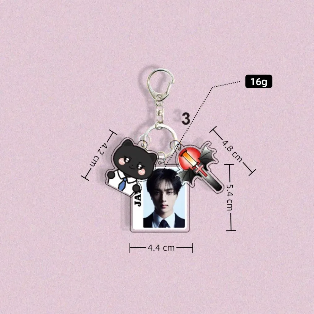 أزياء الصبي مجموعة شخصية كيم Seonwoo بارك جونغ سونغ المفاتيح الاكريليك الرغبة: UNLEASH قلادة تأثيري المشجعين الهدايا اكسسوارات #5