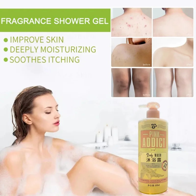 Deep Lightening Exfoliating Moisturizing Bath Works Skin Care Fragrance Body Wash Whitening Shower Gel