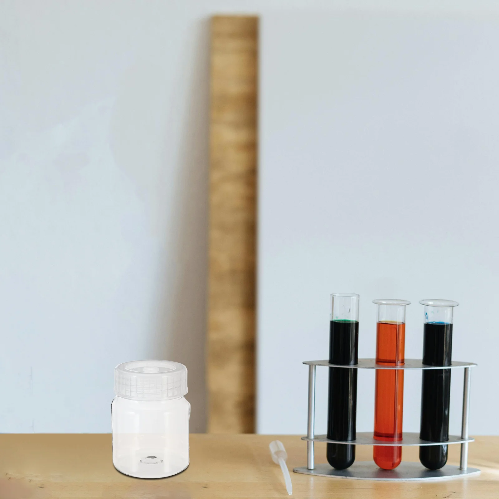 

4pcs 240Ml Wide Mouth Lab Bottles High Temperature Resistant Plastic Sample Containers For Tissue Testing Reagent