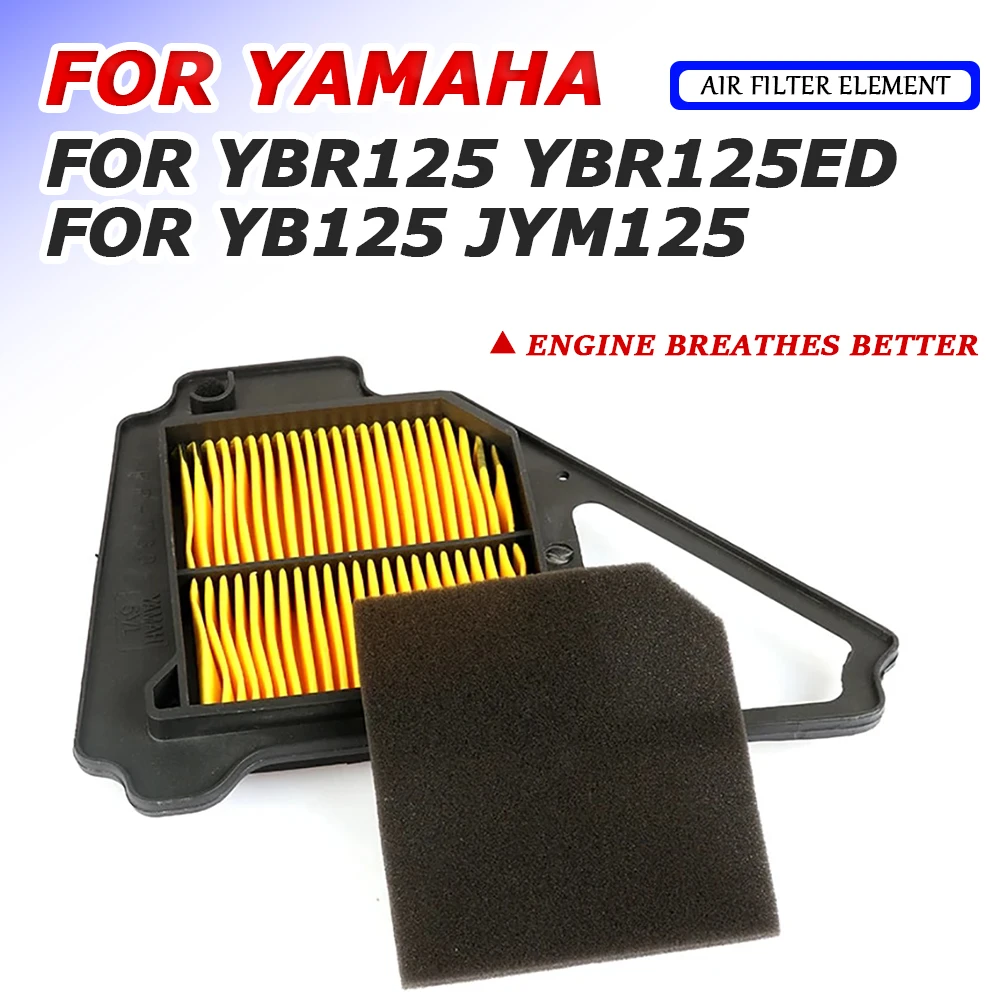 Motorcycle Air Filter Intake Cleaner Air Element Cleaner For For Yamaha YBR125 YBR125ED JYM125 YB 125 Z YB125 YBR 125 JYM 2014