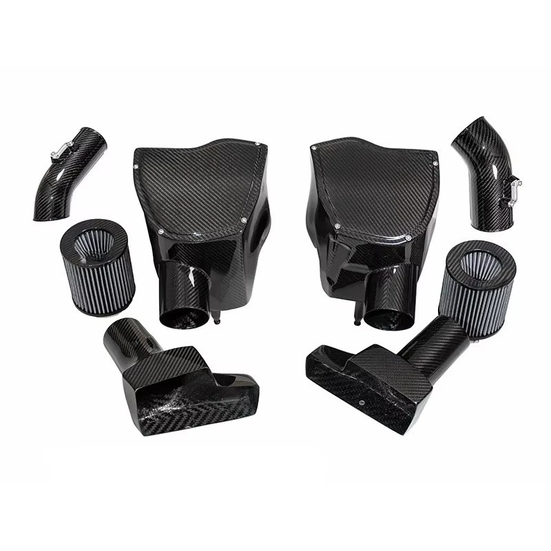 

Система холодного впуска из сухого углеродного волокна для автомобильных двигателей для системы холодного впуска GTRR35 3,8tt (с сильфоном)