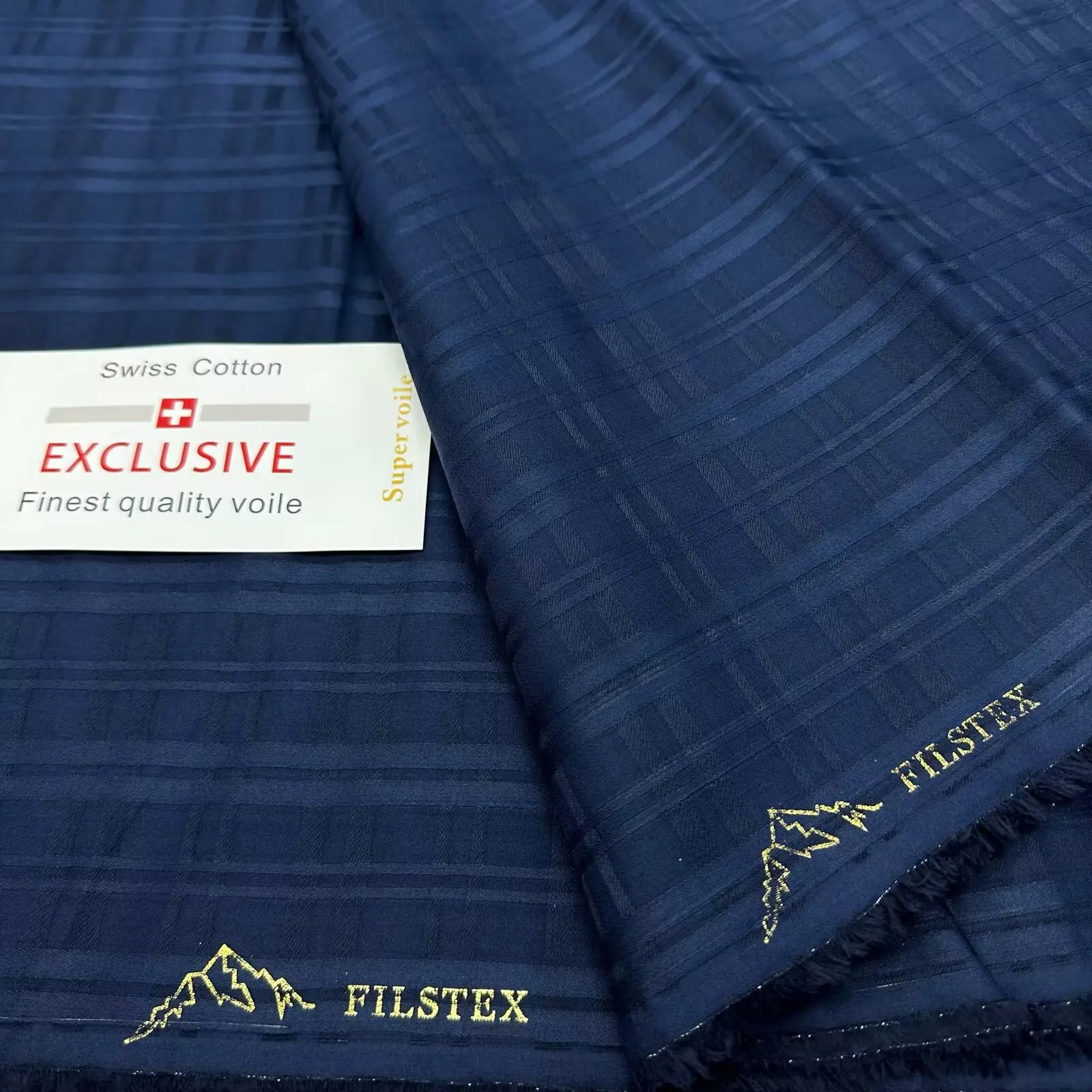 

New Arrivals Swiss Premium cotton Fabric for Men Cloth Material 5 Yards African Atiku 100% Cotton Material for Man Garment 16A53