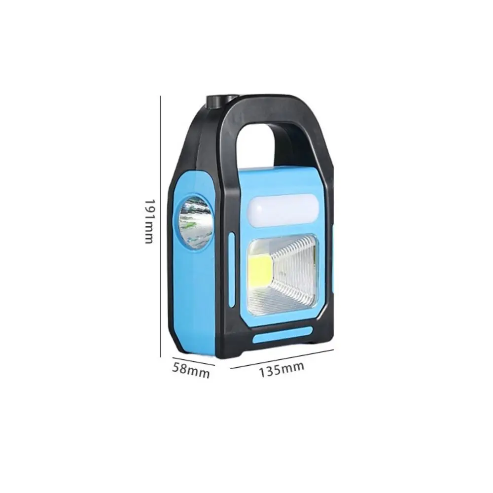 Lentera Kemah LED Tahan Air Baru Senter Surya COB Pengisi Daya USB 3 Mode Lampu Lampu Darurat untuk Mendaki Luar Ruangan