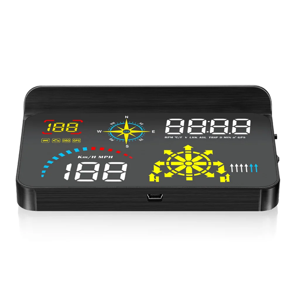 

Q10 Car HUD OBD RPM Meter Head-Up Display Overspeed Warning System Car Electronics Accessories Water Temperature Alarm