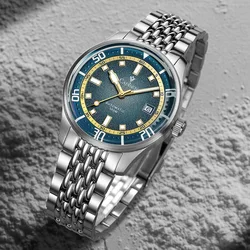 Cadisen For Men`s Watch Meteorite Miyota Movement Skeleton Mechanical Automatic Male Casual Wristwatch Sapphire 5atm Waterproof