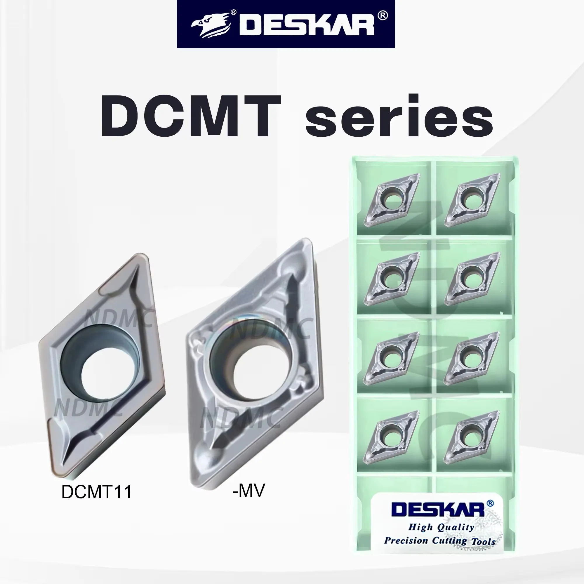 Machining Center DCMT11T304/308 DCMT070204/08-MV LF6018S Inner Hole Rhombus Many Specifications Numerical Control Lathe Inserts