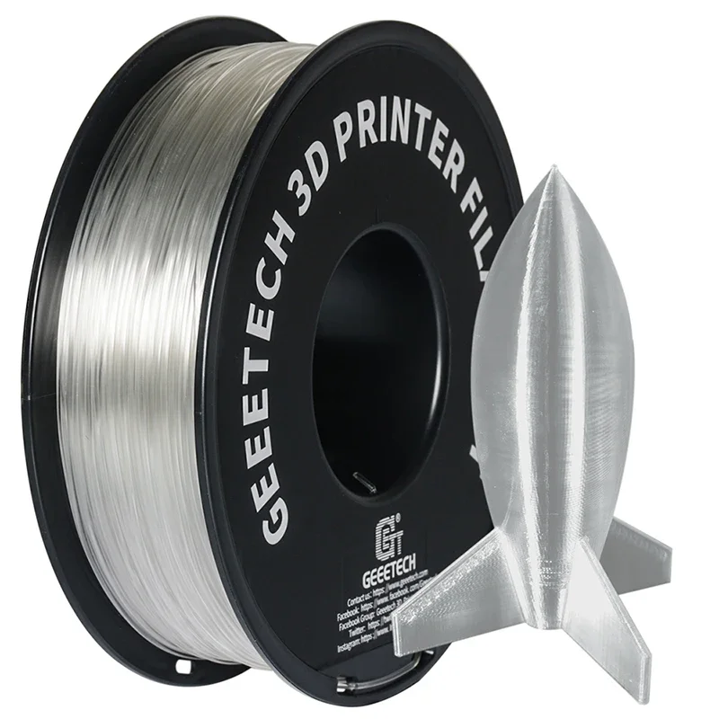 Geeetech 1kg 1.75mm Filament, 3d printer Filament PLA PETG Plastic, Lijnen Netjes, 3d printen draadmaterialen, vacuümverpakking