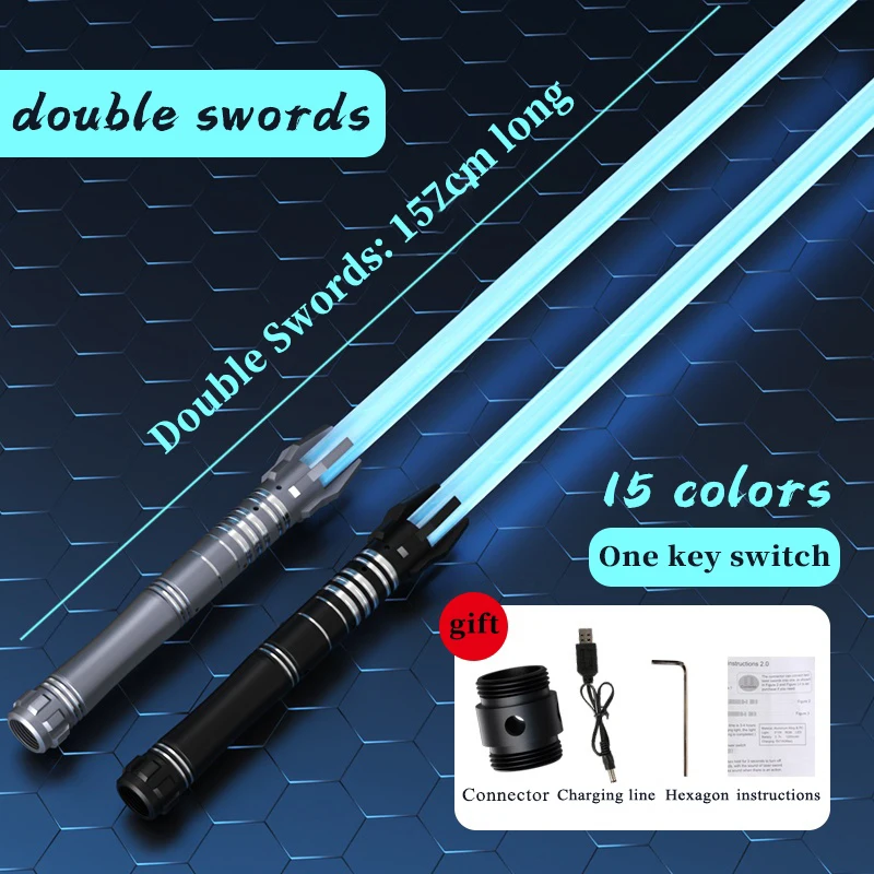 

Xenopixel Lightsaber Neo Pixel Laser Sword Proffie Metal Hilt Heavy Dueling Light Saber15 Color Fonts Sensitive Light Saber Toy