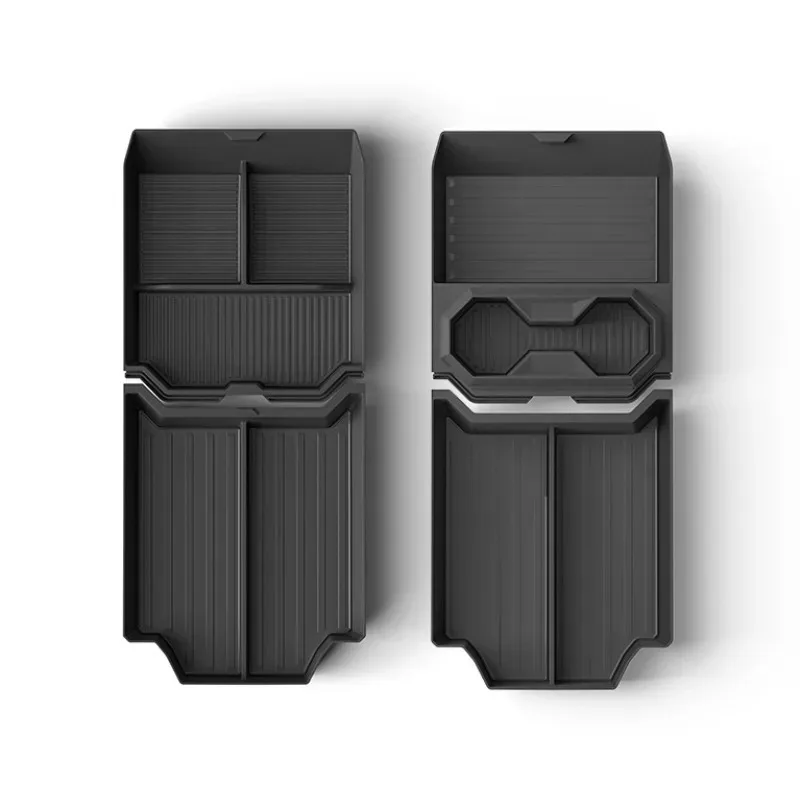 

Для Tesla Cybertruck 2024 2025, нижний ящик для хранения центральной консоли, аксессуары для салона автомобиля, лоток для уборки, органайзер, чехол для уборки