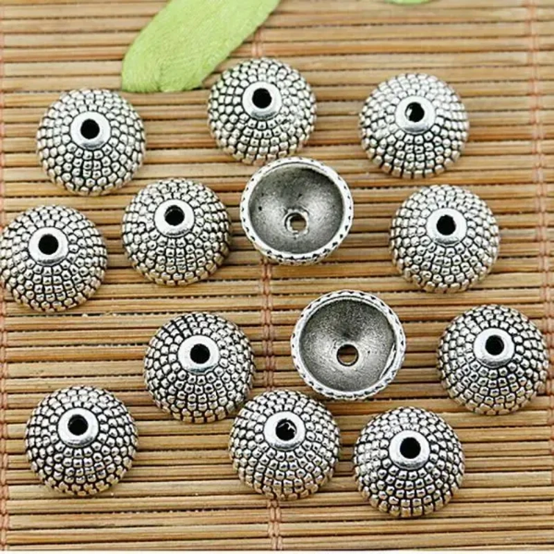 20pcs Tibetan silver special design bead caps EF1307