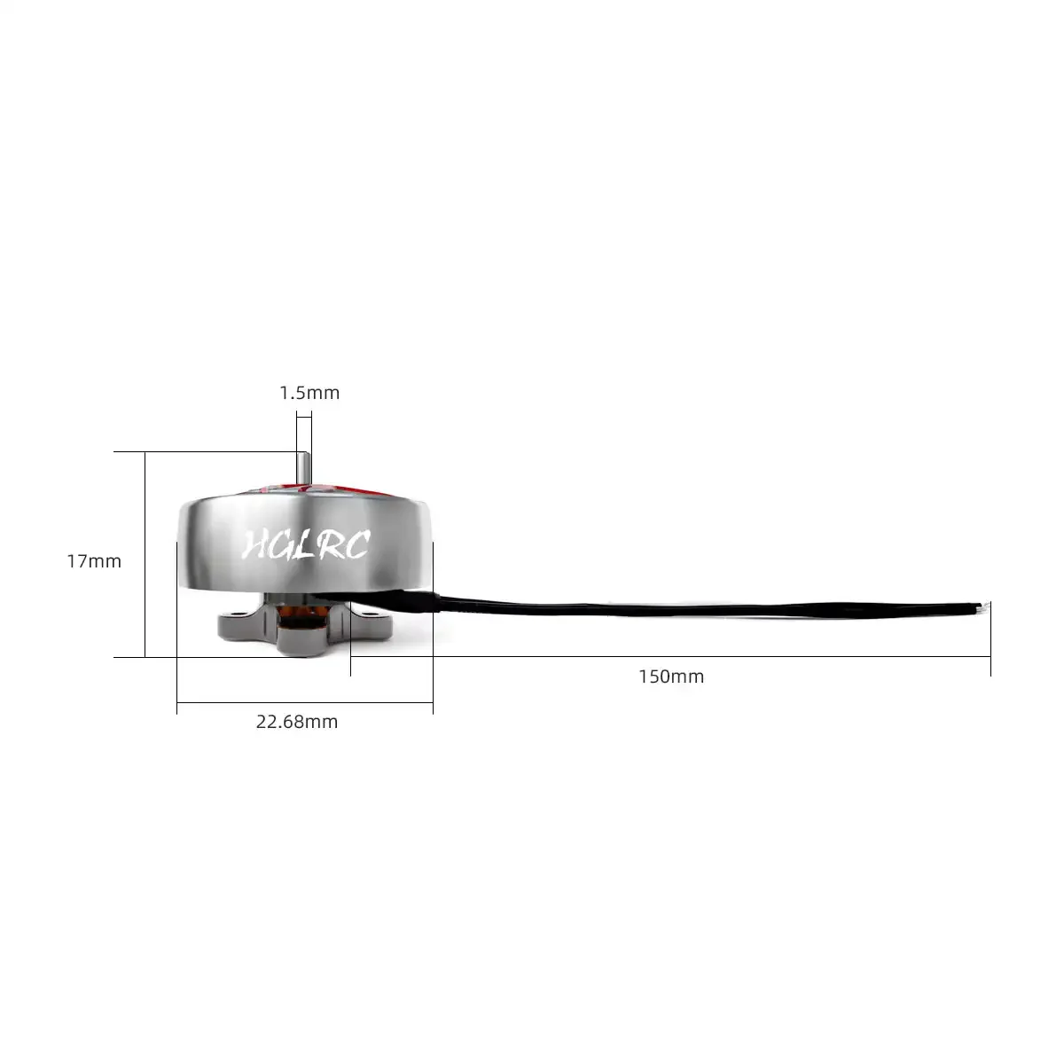 4 Stuks Hglrc Spook 1804 Borstelloze Motor 2450kv 4S 350kv 6S Voor Fpv Freestyle 3 "3.5" Drones Diy Onderdelen