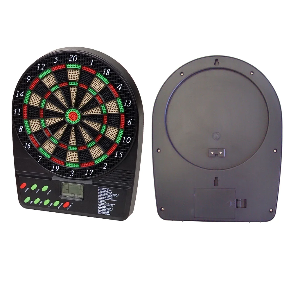 Automatic Scoring Dartboard Electronic 8 Inch Tournament Quality Ultra Thin Spider Wall Protection Missed Dart Catch Ring 18