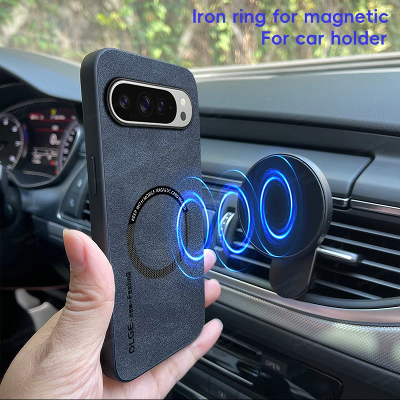 Casing Kulit Magnetik Magsafe - Google Pixel 8A ulasan dan harga