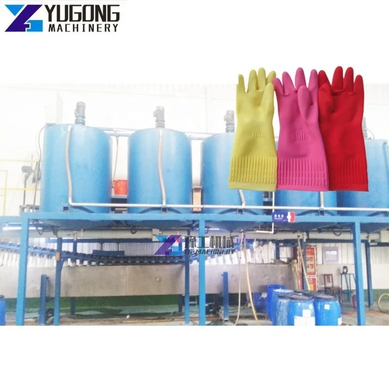 Latex Chirurgische Onderzoek Machine Nitril Handschoen Machine Chirurgische Medische Nitril Latex Handschoenen Strippen Productielijn