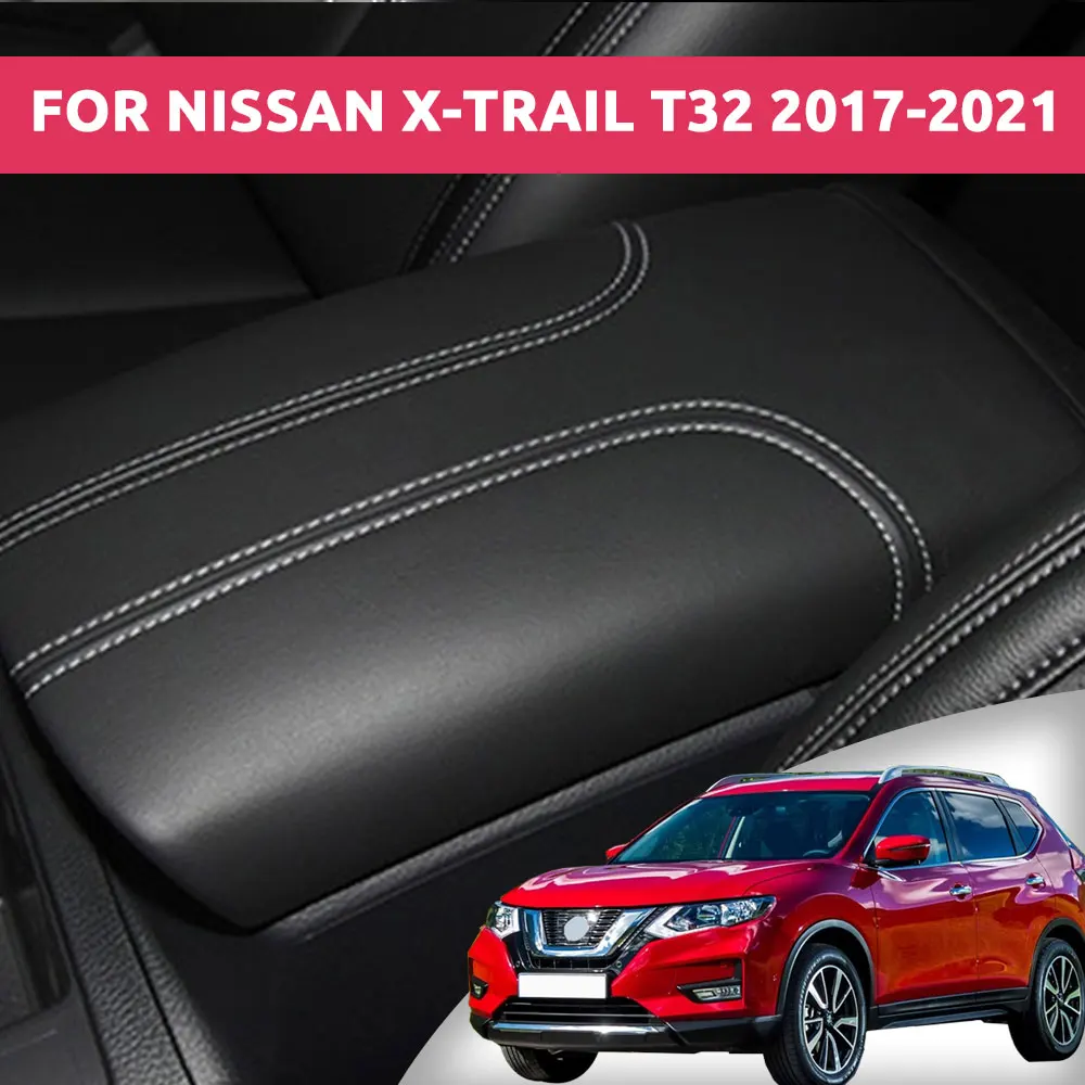 For Nissan X-TRAIL T32 2017 2018 2019 2020 2021 Car Armrest Cover | OEM Fit Anti-Tear Thermal Insulation Car Interior Protector