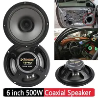 TS-601 6 inch 500W Coaxial Speaker Car Speaker Vehicle Indoor Audio Music HIFI Stereo Full Range Frequency Speaker 93dB