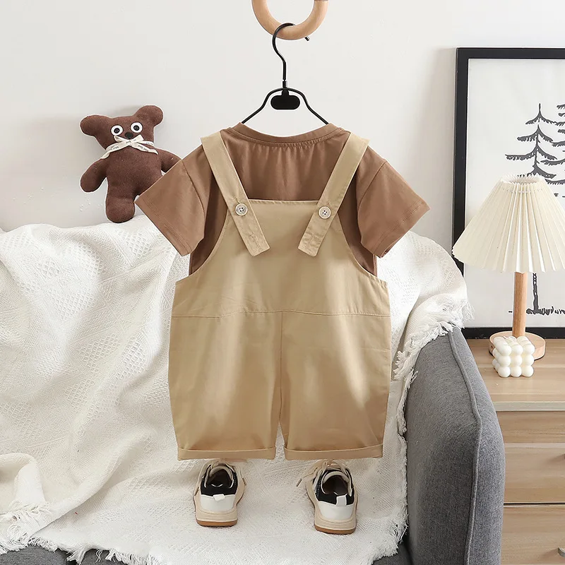 Summer Baby Girls Clothes Suit Children Boys Casual Cartoon T-Shirt Shorts 2Pcs/Sets Toddler Costume Kids Outfits Tracksuits