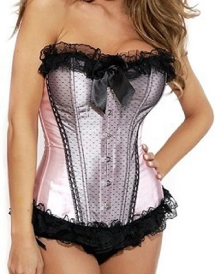 Fashion Women\'s Sexy Lace Corset Brocade Corset Bustier Shapewear