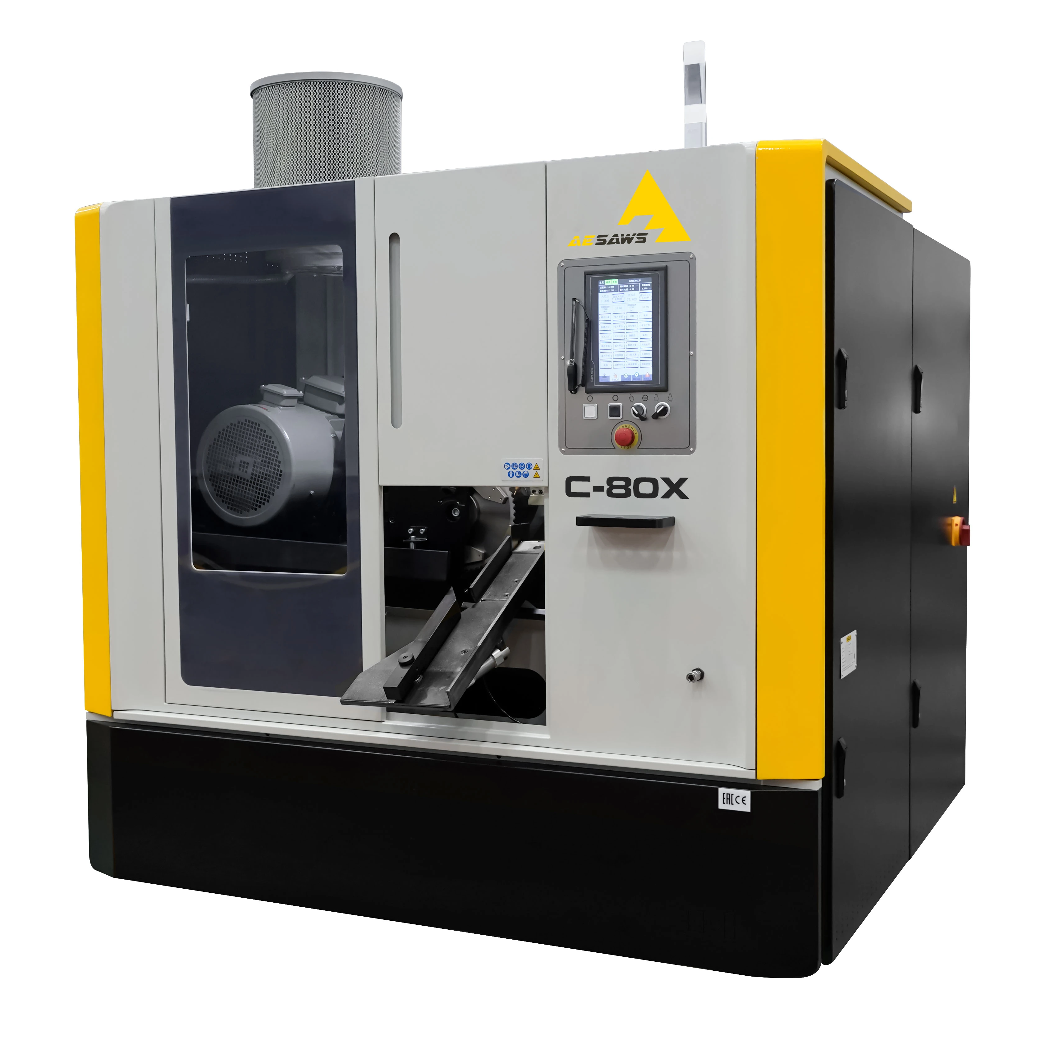 Julihuang C-80X U.S. Warehouse Spot 30-160r/Min Adjustable Sawing Speed Fully Enclosed High Speed Metal Circular Saw Machine